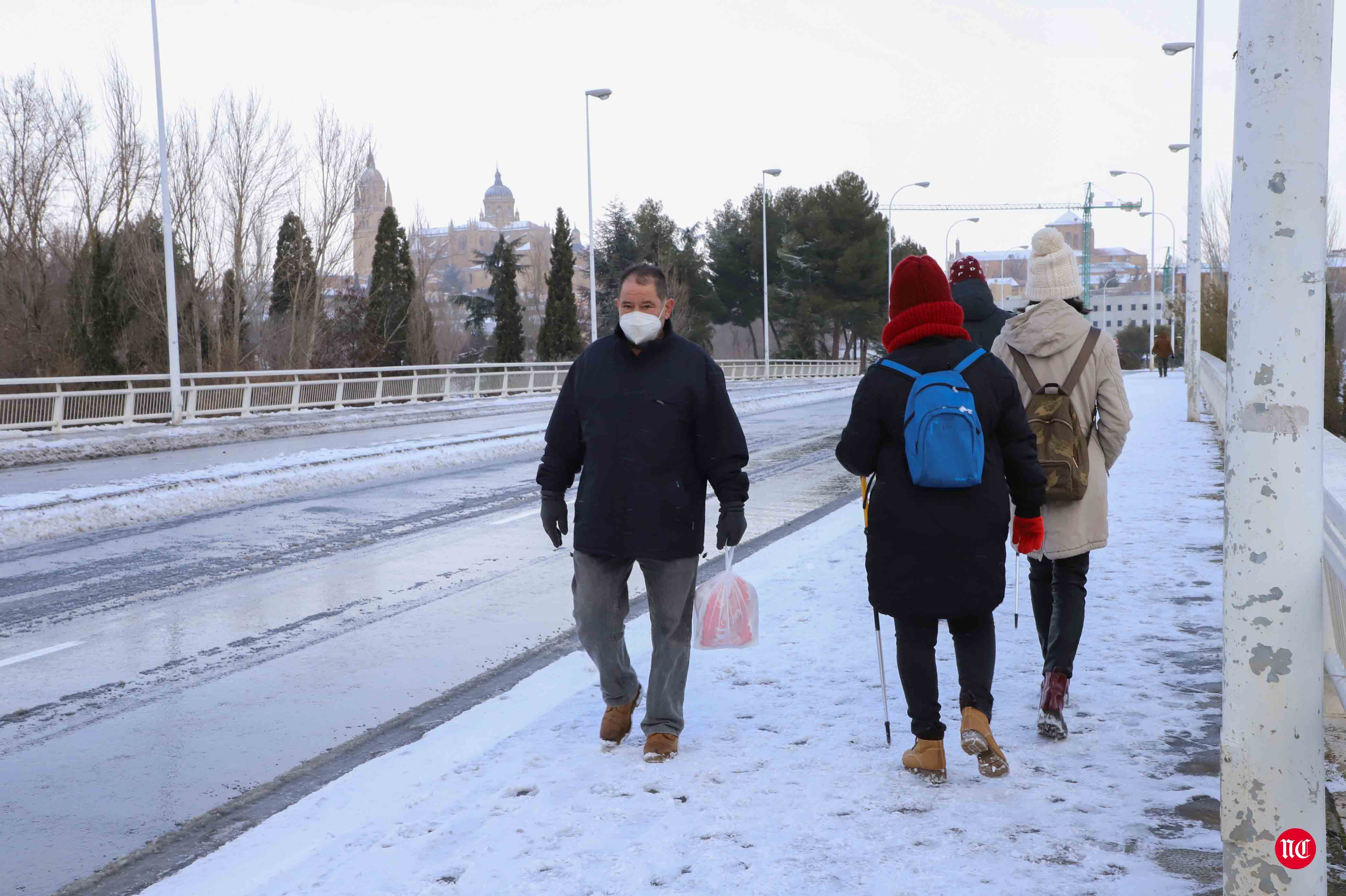 Fotos: Salamanca intenta recuperarse de Filomena con el frío y el hielo como protagonistas