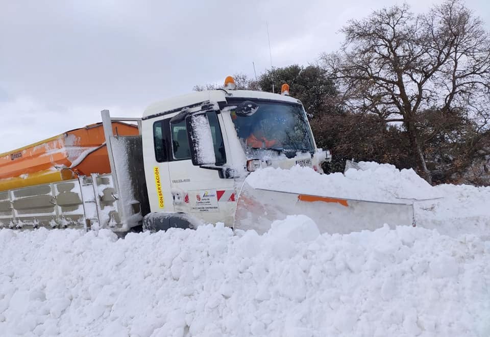 Fotos: Remite el temporal de nieve en el Cerrato