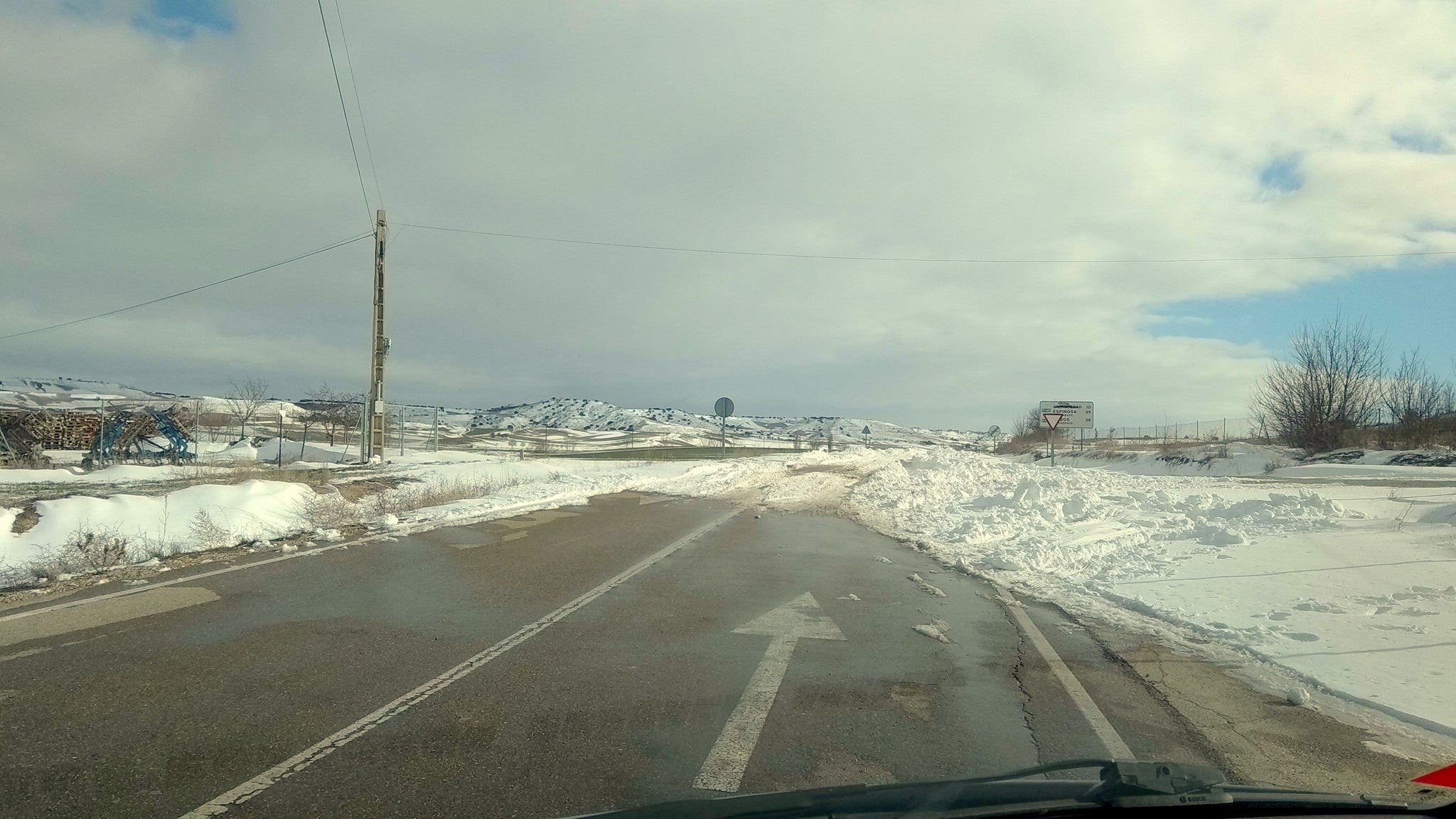 Fotos: Remite el temporal de nieve en el Cerrato