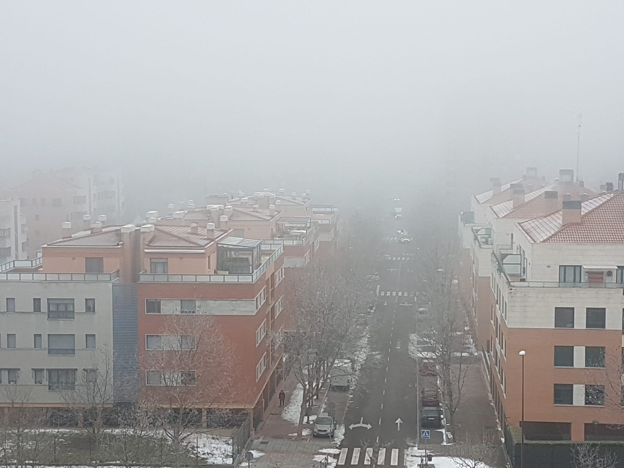 Fotos: Valladolid amanece cubierta de niebla