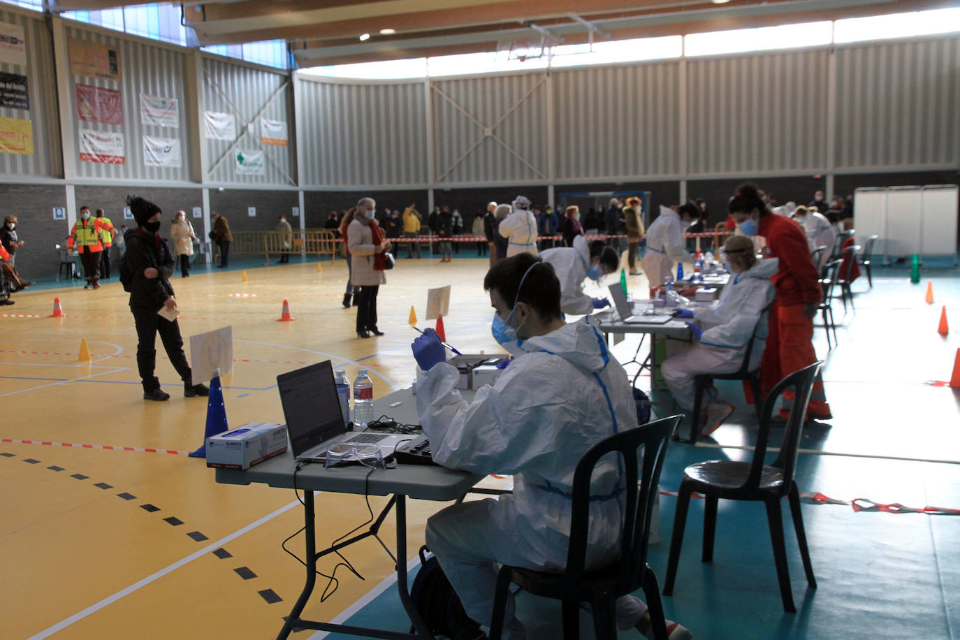 Cribado para detección de la Covid 19 en La Lastrilla 