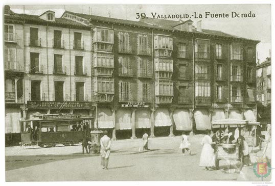 Fotos: Estampas del Valladolid antiguo (LXIV): Plaza de Fuente Dorada, punto neurálgico del comercio