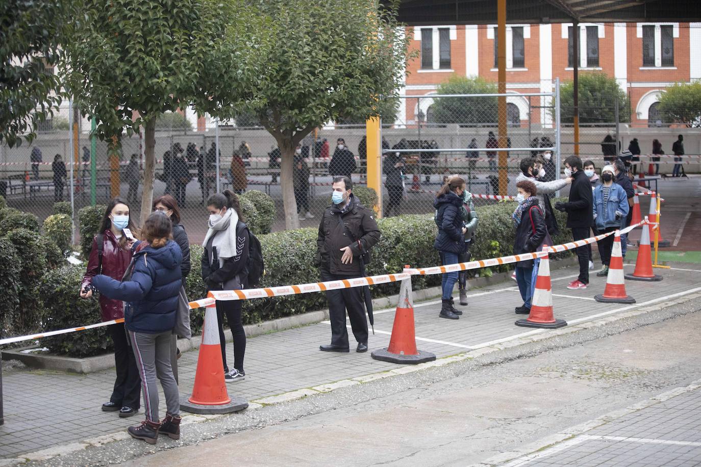 Fotos: Cribado masivo en la Universidad de Valladolid