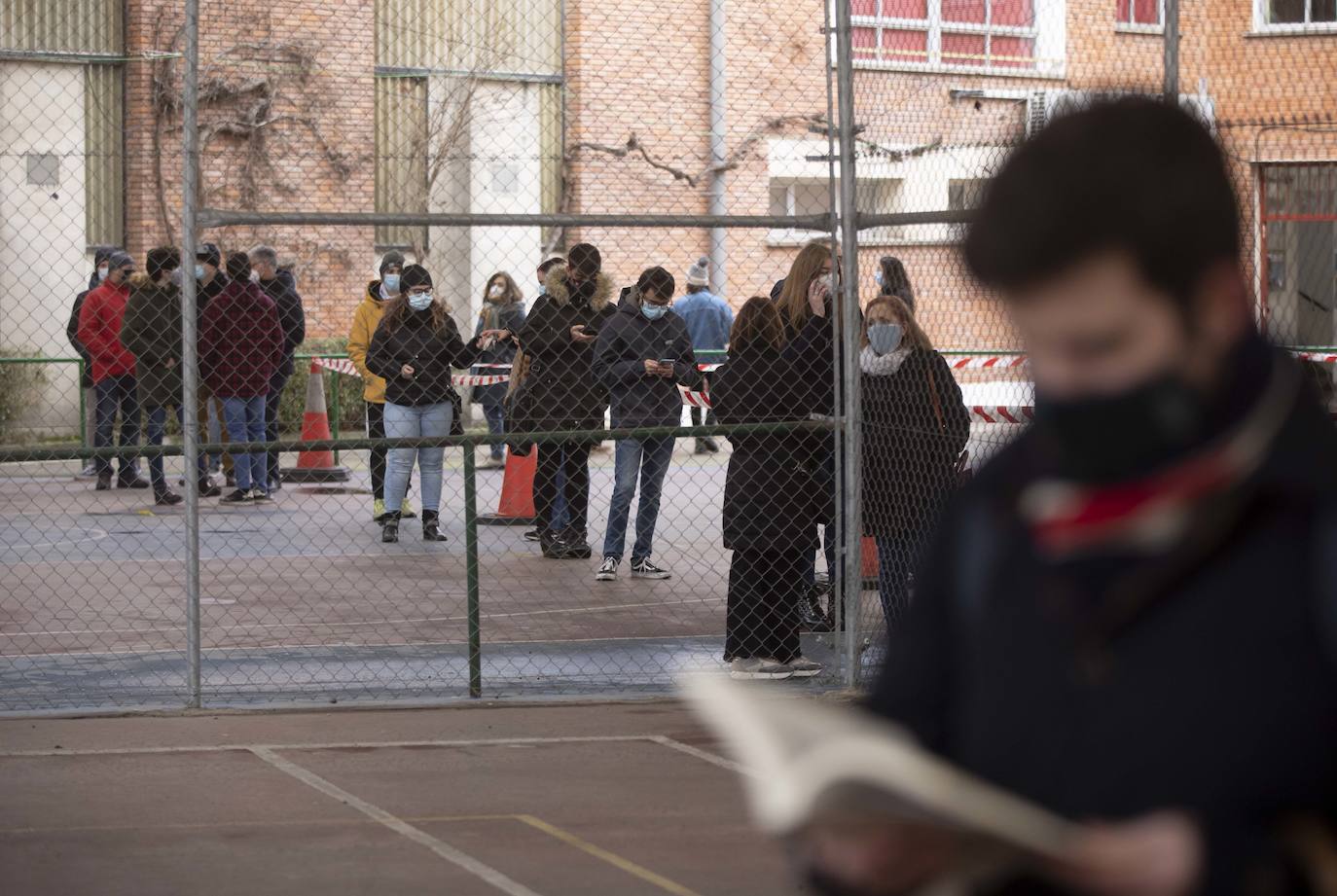 Fotos: Cribado masivo en la Universidad de Valladolid