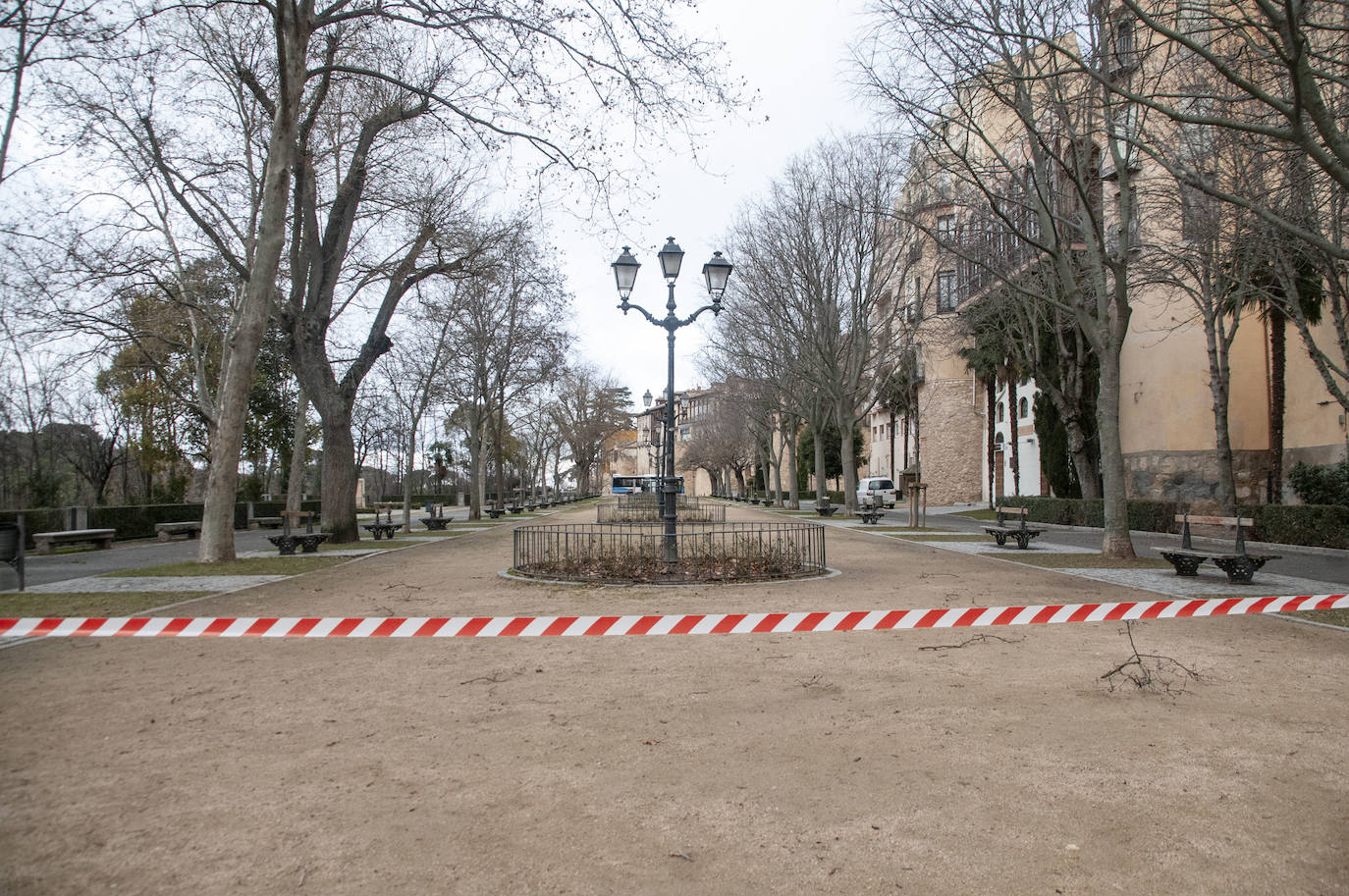 La borrasca Hortensia deja fuertes vientos en Segovia