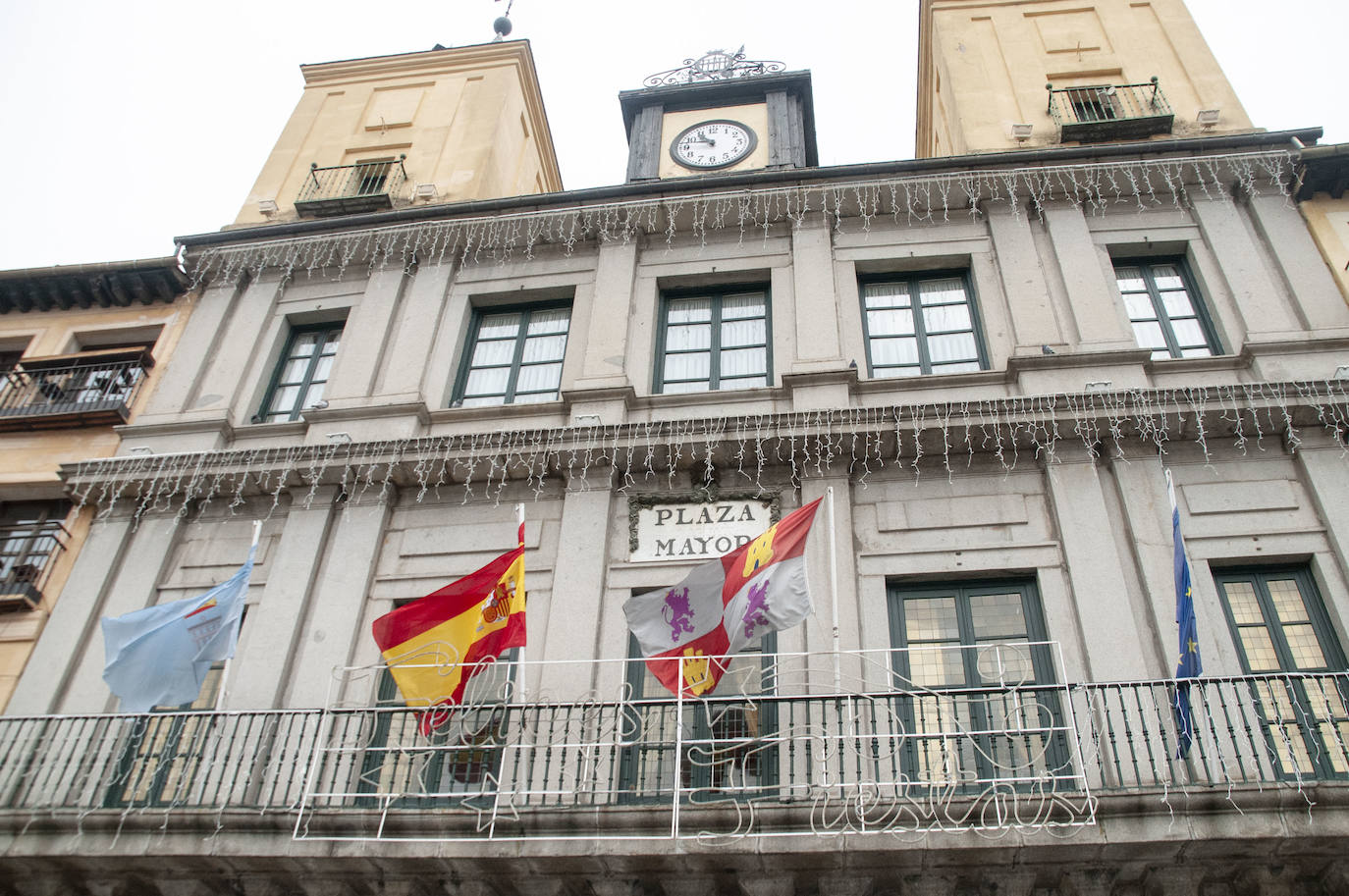 La borrasca Hortensia deja fuertes vientos en Segovia