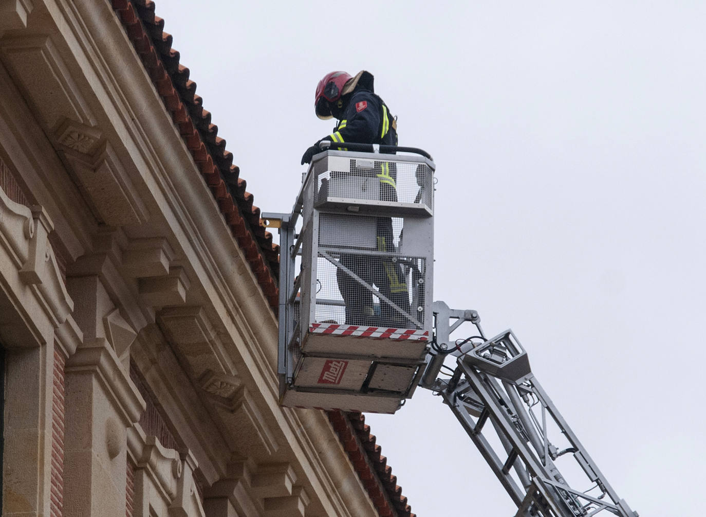 La borrasca Hortensia deja fuertes vientos en Segovia