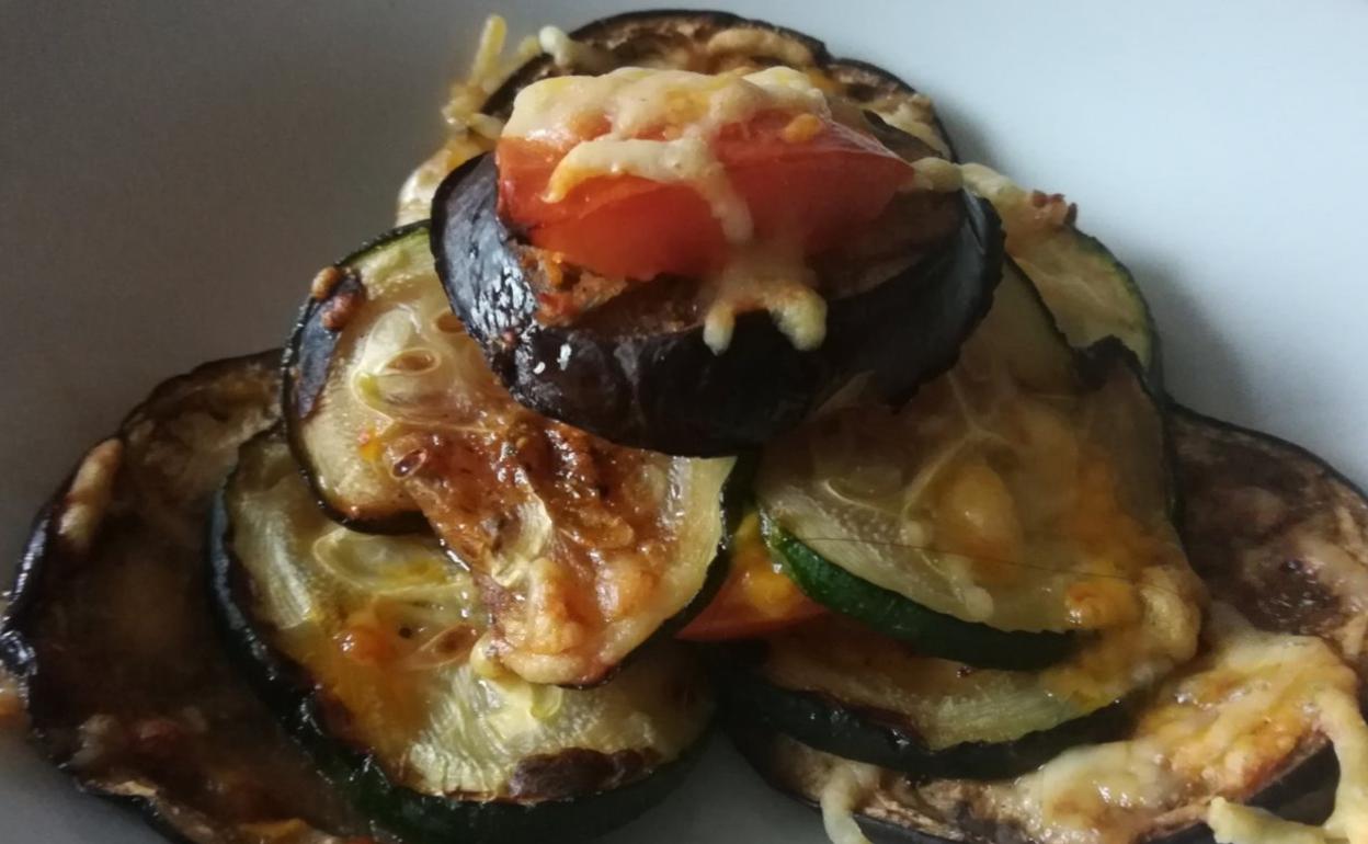 Recetario Degusta: Facilísimo milhojas de verduras