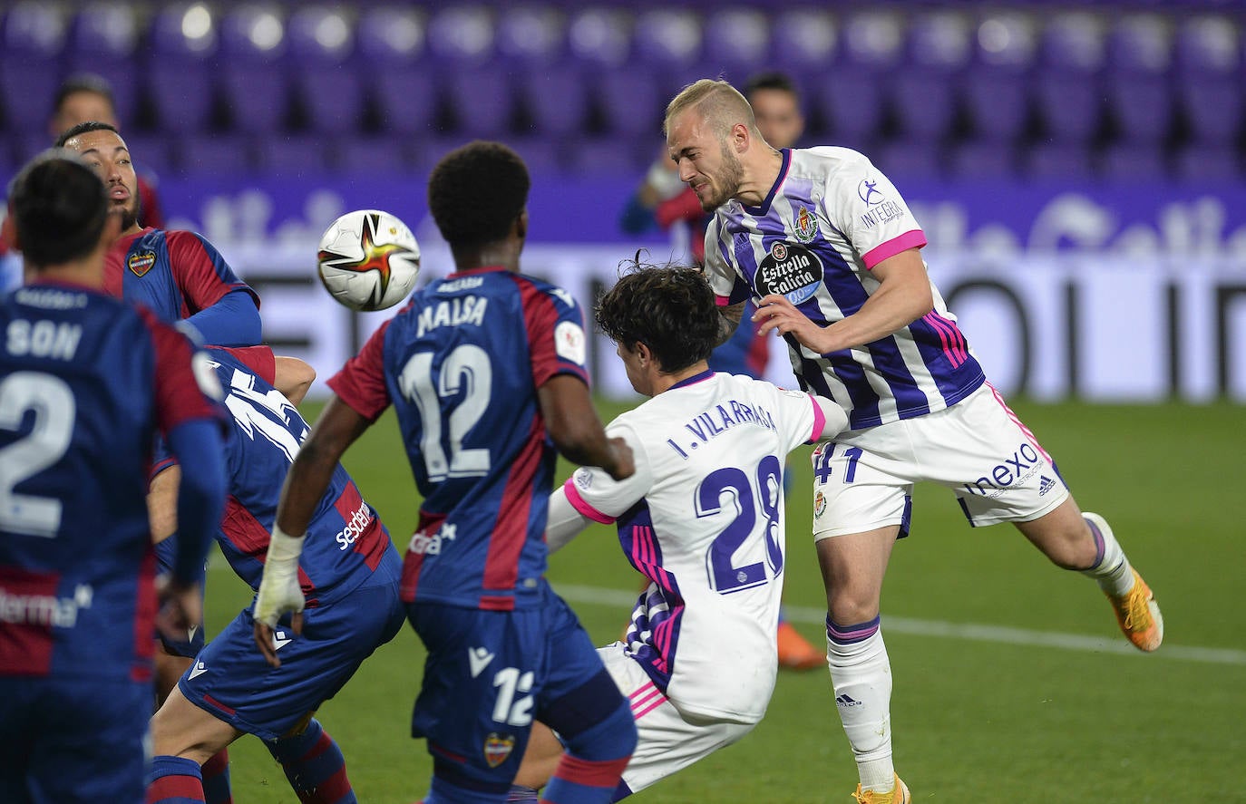 Derrota del Real Valladolid frente al Levante