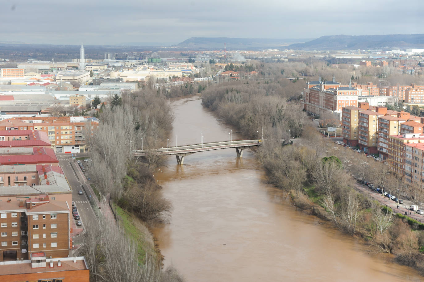 El Pisuerga, a su paso por Valladolid