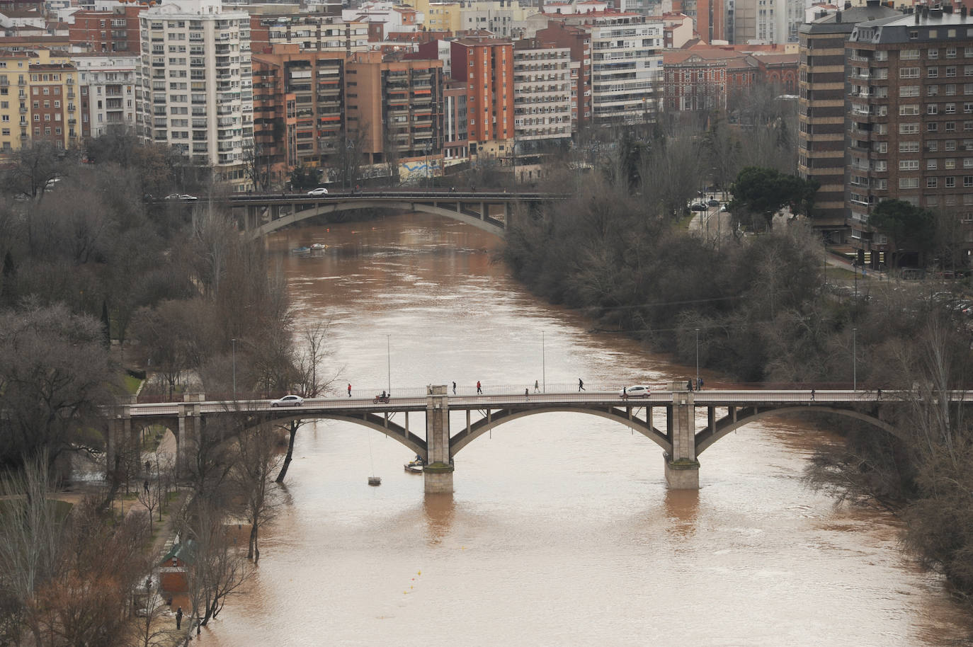 El Pisuerga, a su paso por Valladolid