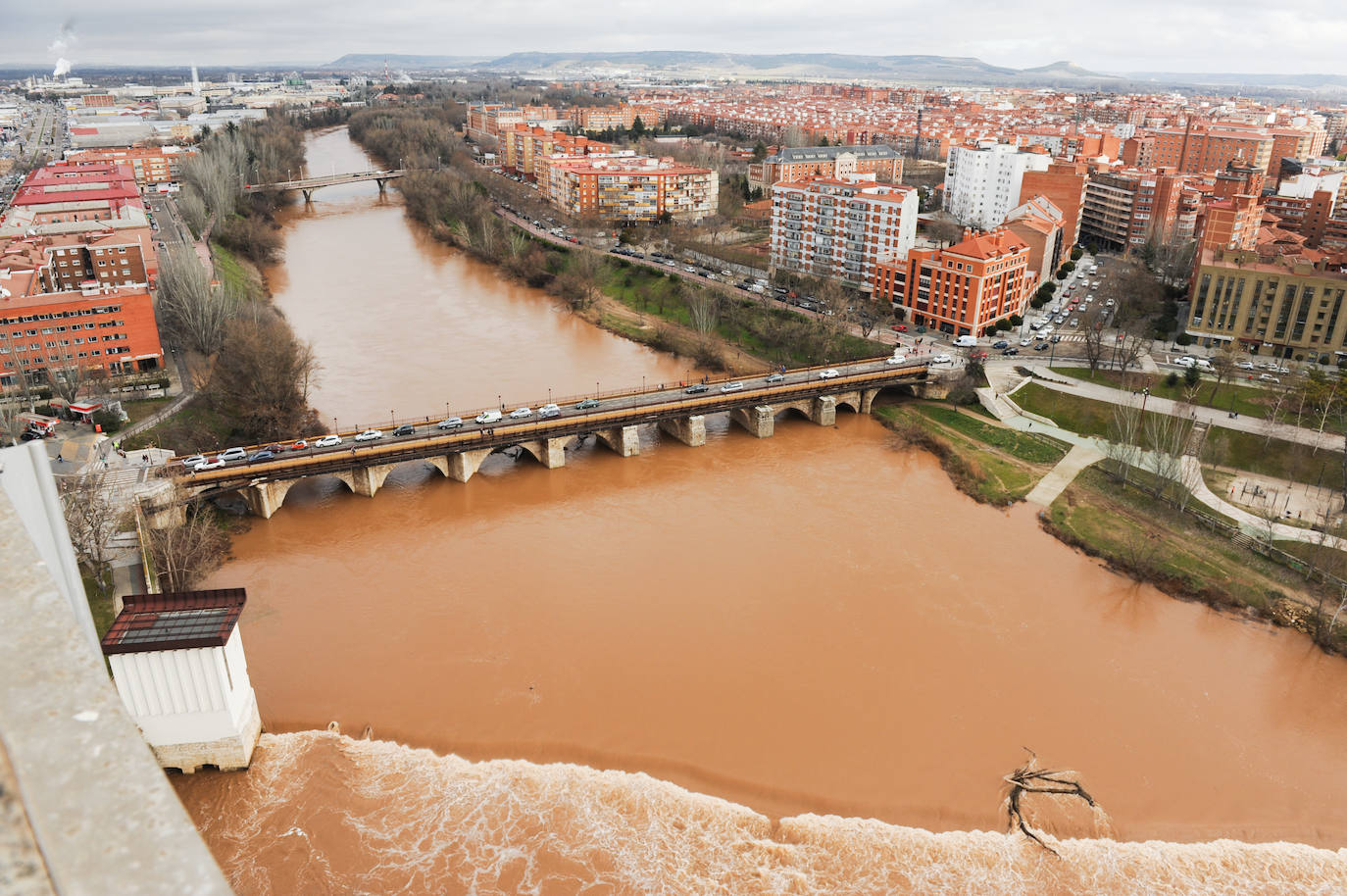 El Pisuerga, a su paso por Valladolid