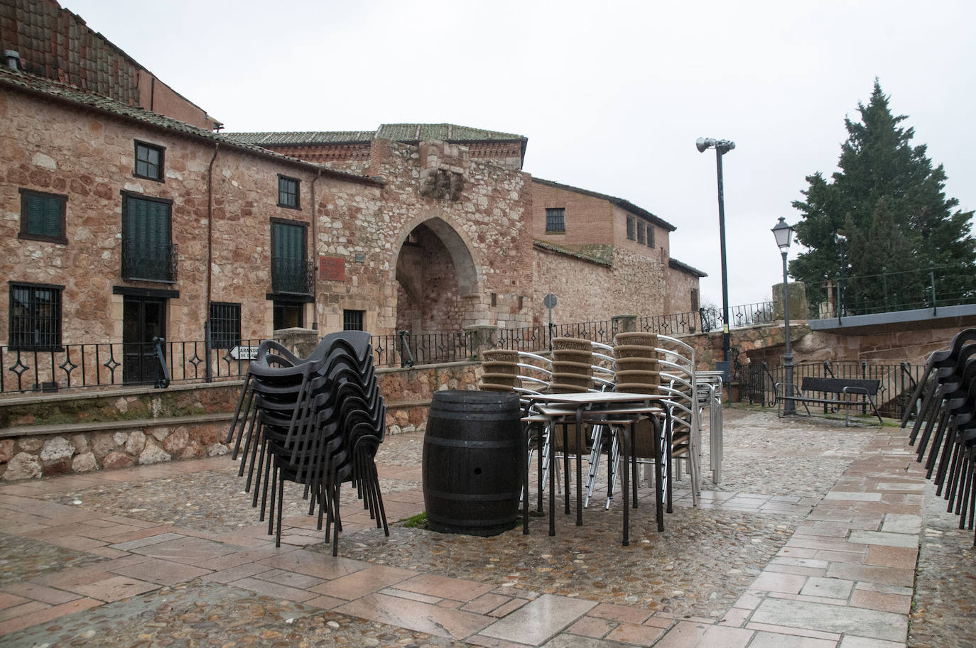 Nuevas restricciones en la localidad segoviana de Ayllón 