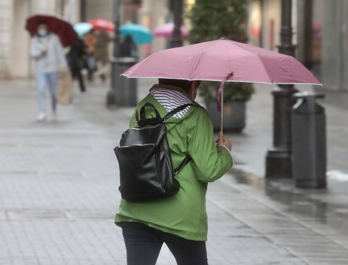 Fotos: Día de lluvia en Valladolid