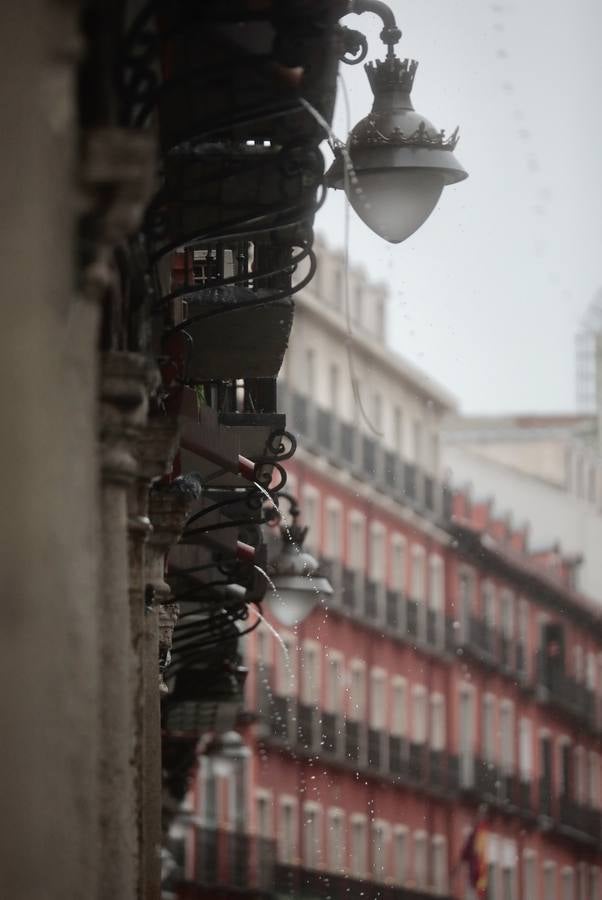 Fotos: Día de lluvia en Valladolid