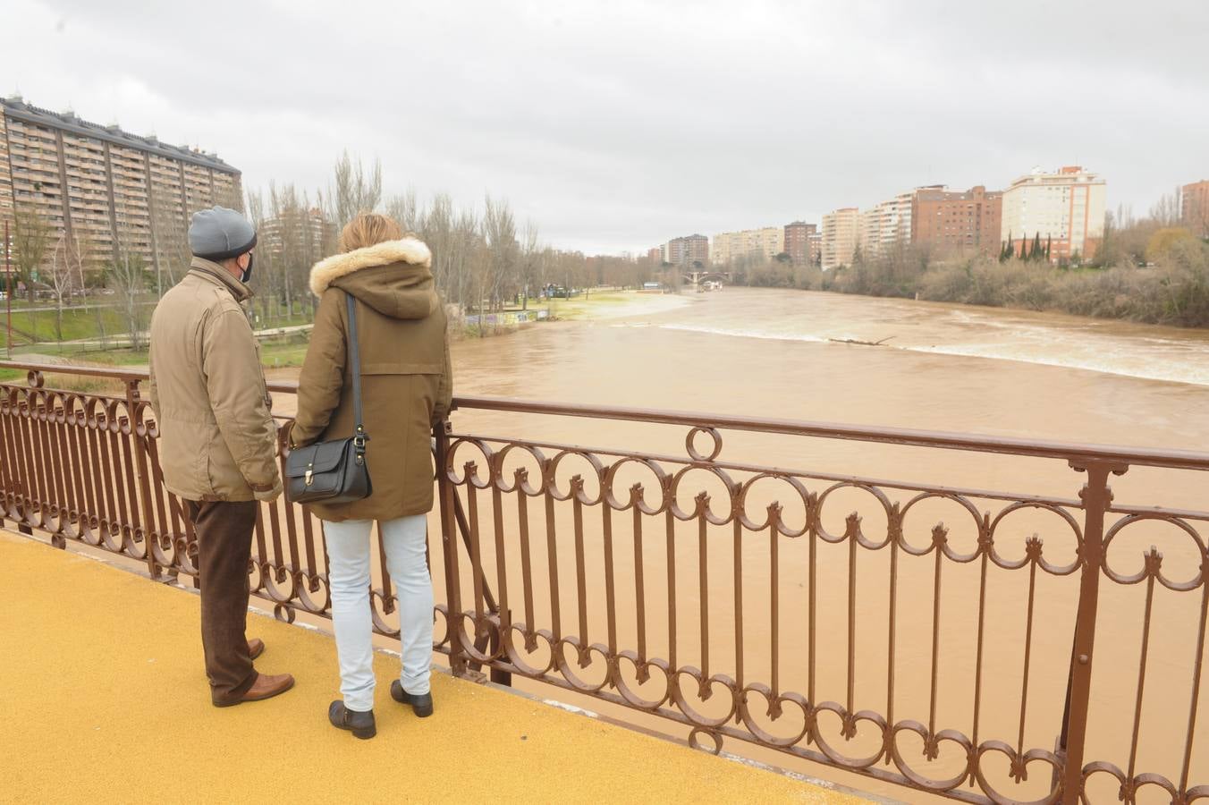 Fotos: Aumenta el caudal de Pisuerga a su paso por Valladolid