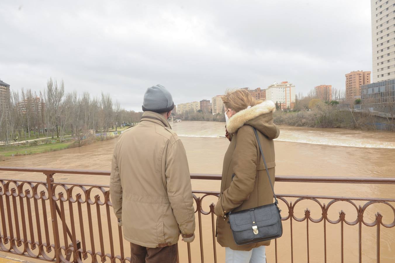 Fotos: Aumenta el caudal de Pisuerga a su paso por Valladolid