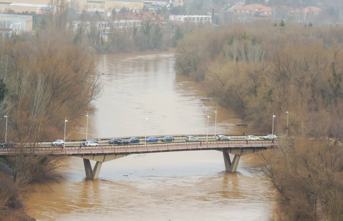 Fotos: Aumenta el caudal de Pisuerga a su paso por Valladolid