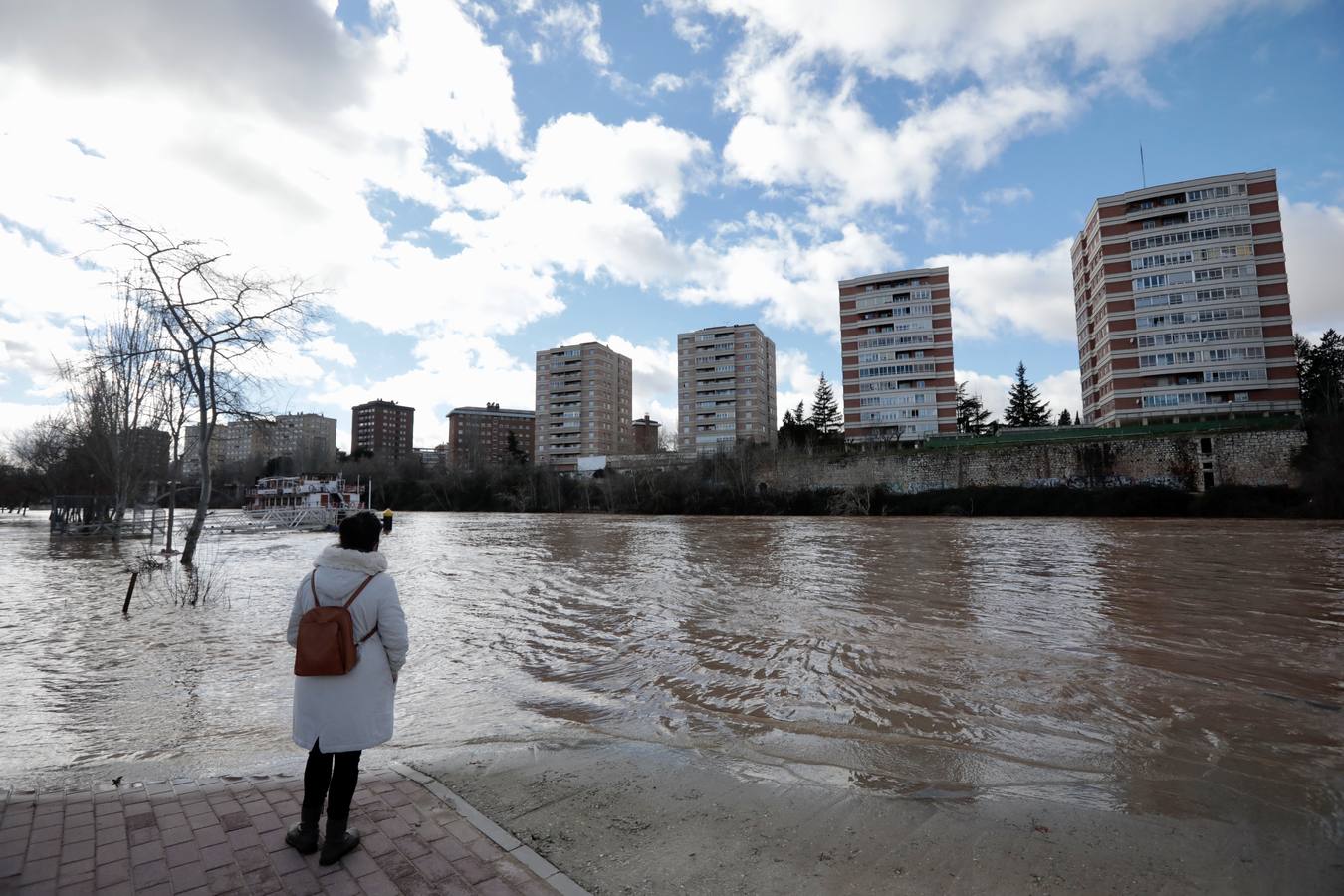 Fotos: Crecida del río Pisuerga a su paso por Valladolid
