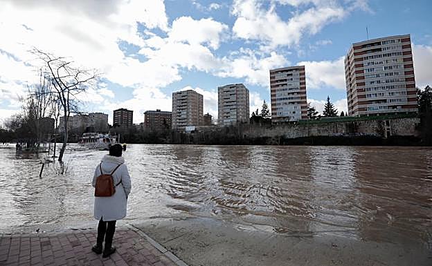 Galería. El Pisuerga a su paso por Valladolid.