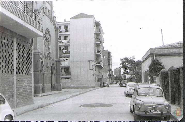 Iglesia de Nuestra Señora del Rosario en los años 80.