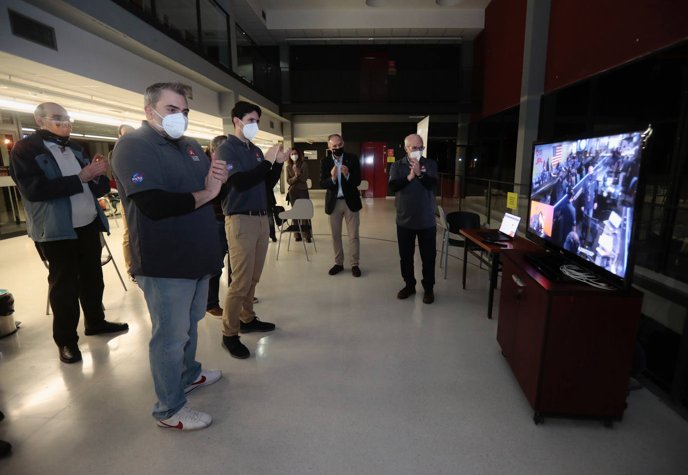 Fotos: Valladolid celebra la llegada a Marte del &#039;Perseverance&#039;