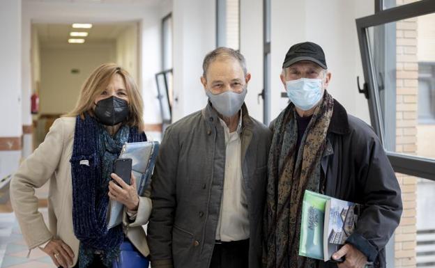 Mercedes Miguel, José Luis Alcaine y Javier Angulo. 