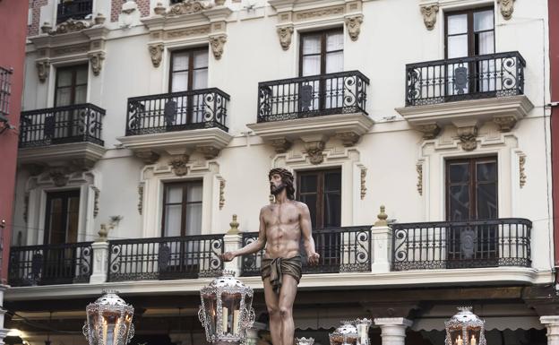 Imagen del Cristo Despojado, en el puzle del viernes 26 de febrero.