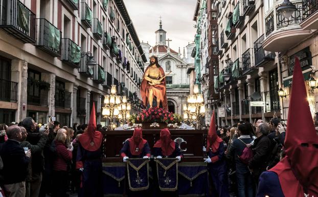 El Ecce Homo, sobre su carroza en el puzle del miércoles 24 de febrero.