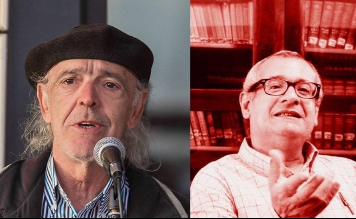 Los premiados Fernando Fitas y Román Orozco. 