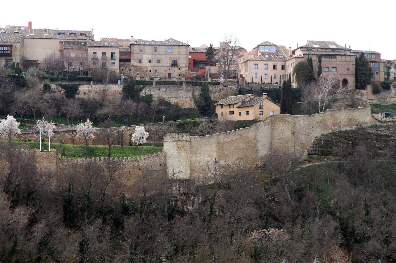 Tramo de la Muralla norte de Segovia.