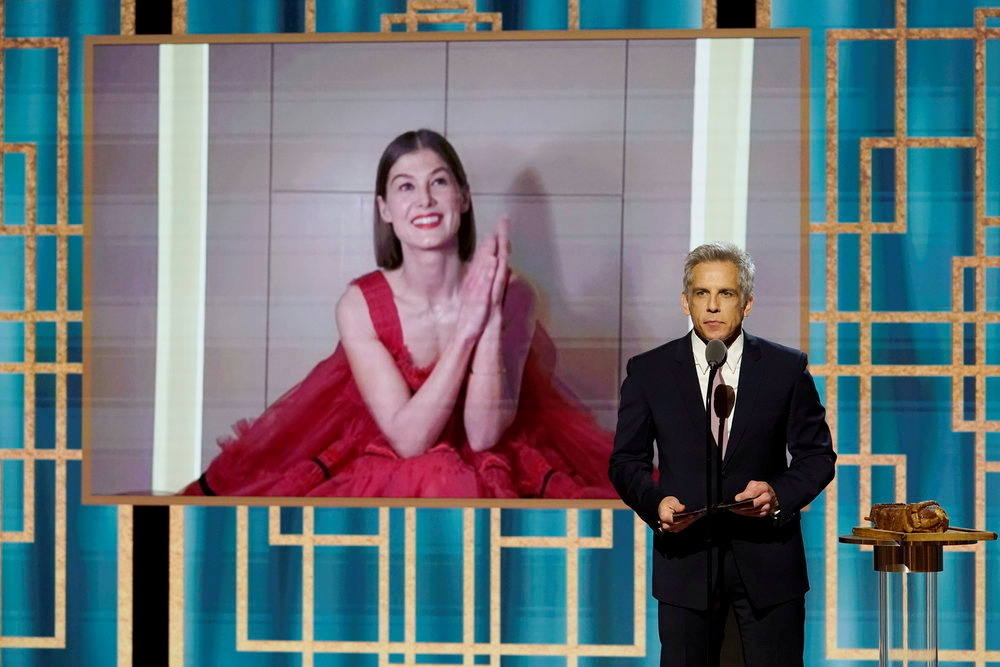 Rosamund Pike y Ben Stiller.