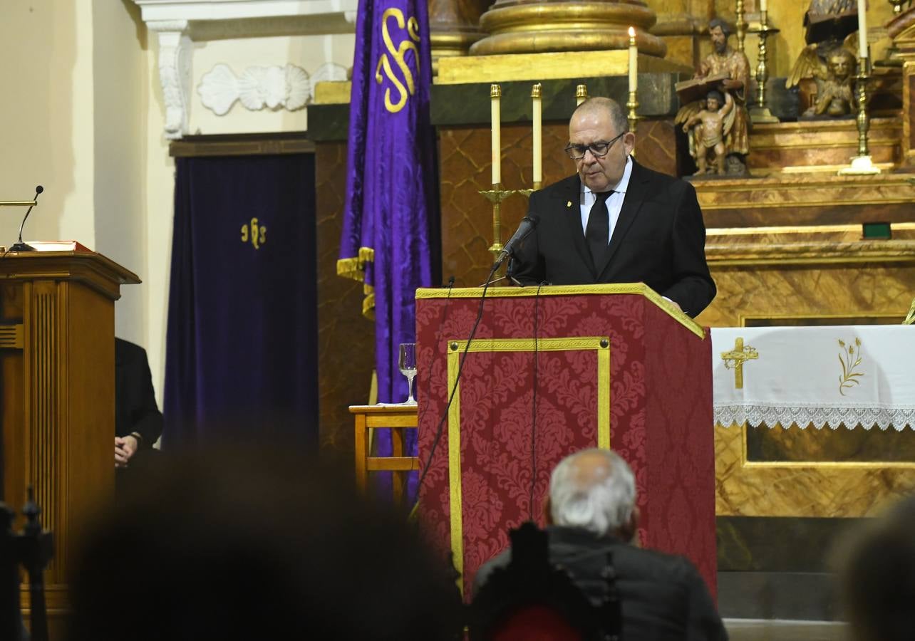 Fotos: Pregón Nazareno a cargo del profesor Alfredo Allúe