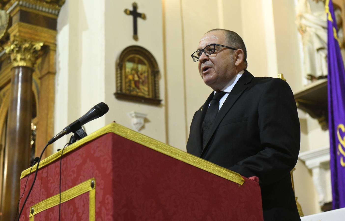 Fotos: Pregón Nazareno a cargo del profesor Alfredo Allúe