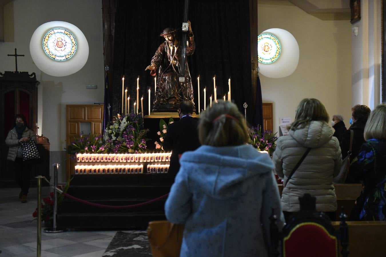 Fotos: Besapié al Nazareno en la Iglesia de Jesús de Valladolid