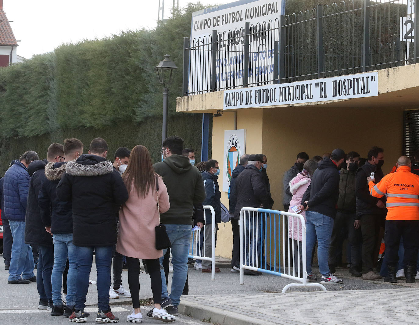 Partido entre el CD La Granja y el Ávila 