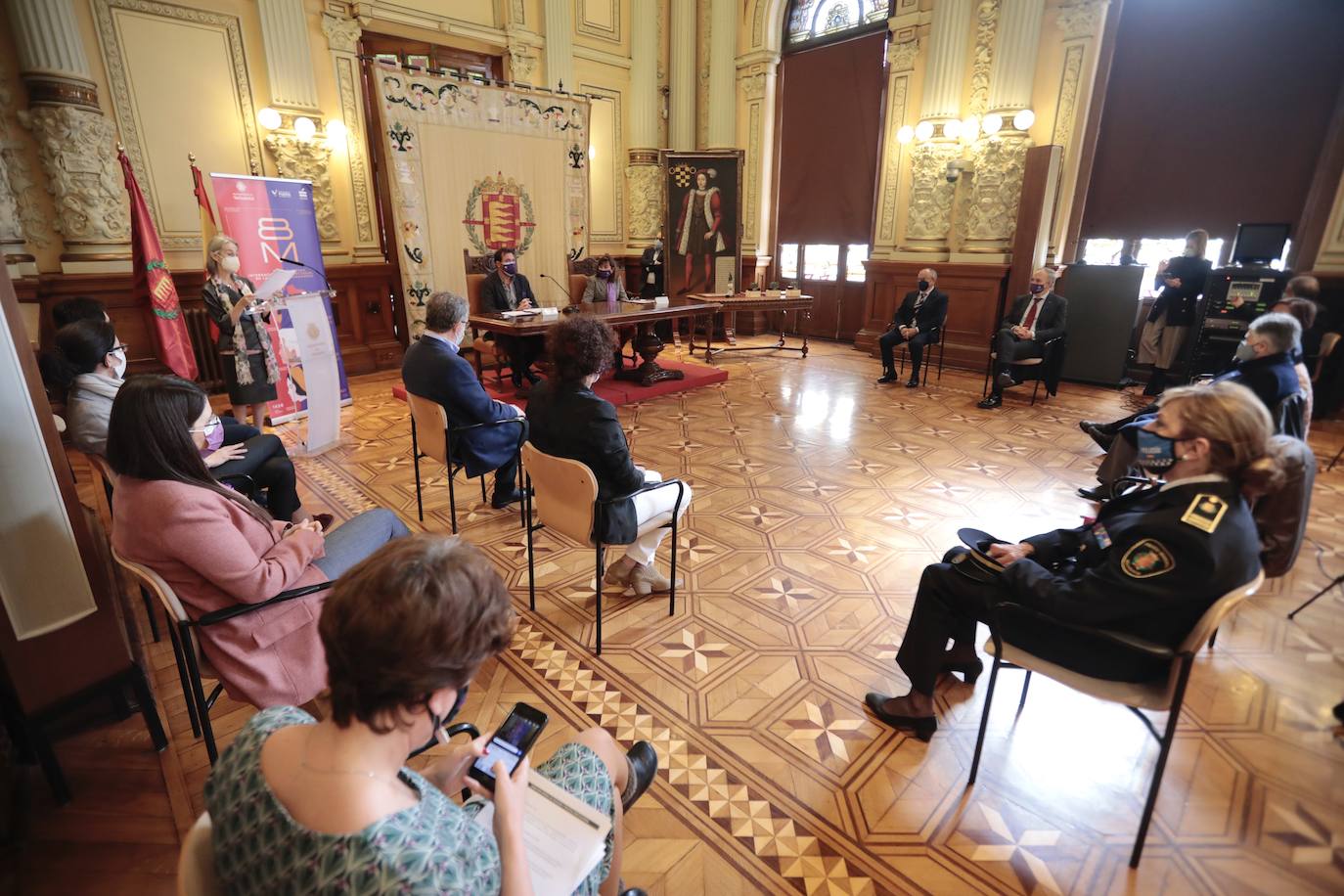Fotos: Celebración del Día de la Mujer en el Ayuntamiento de Valladolid
