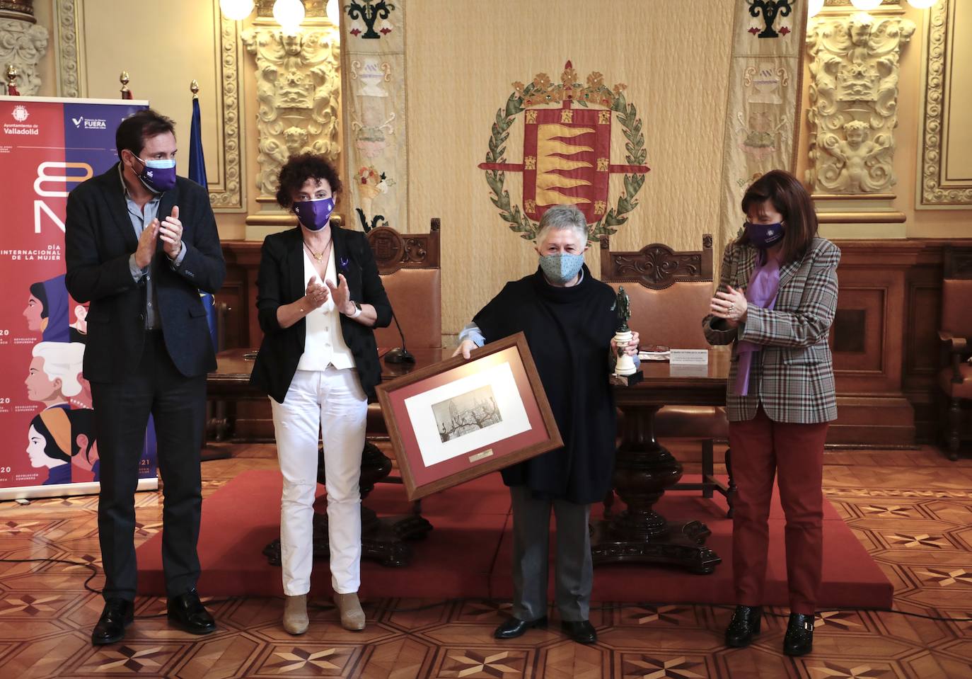 Fotos: Celebración del Día de la Mujer en el Ayuntamiento de Valladolid