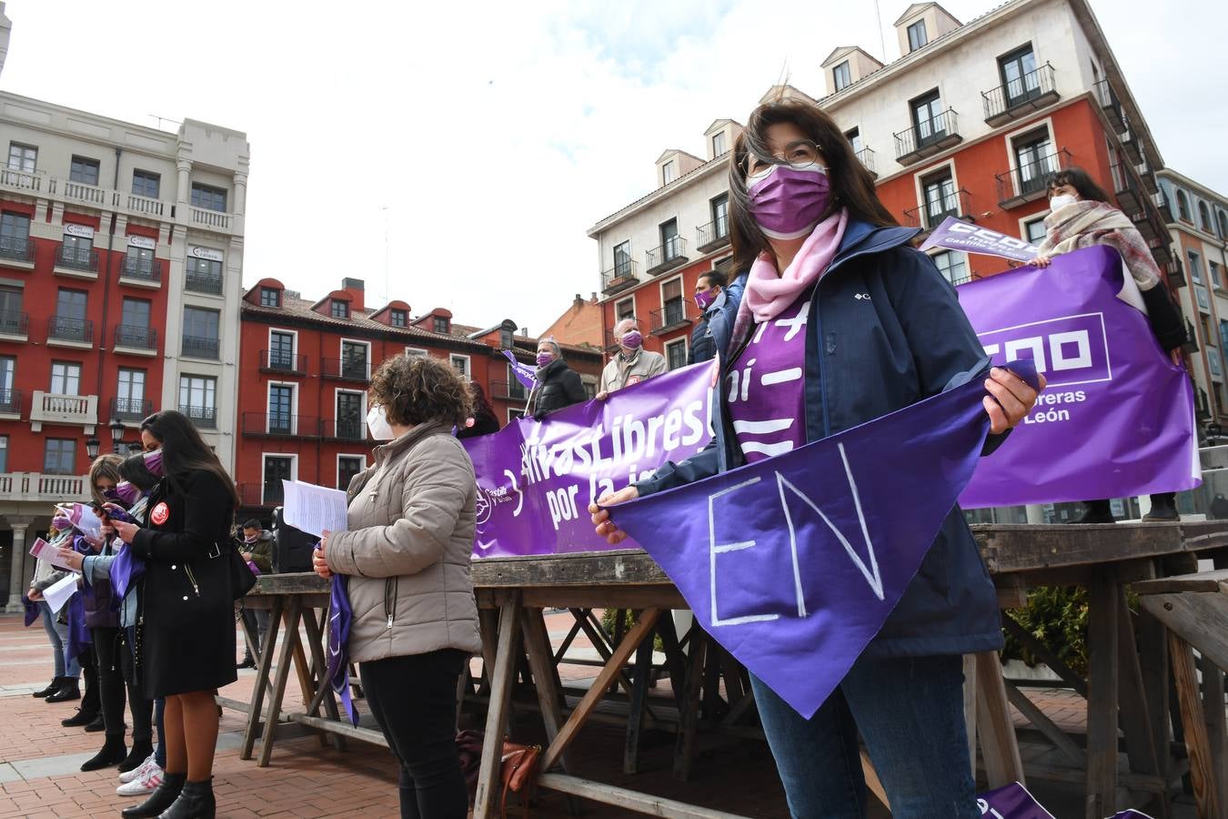 Fotos: Celebración del Día Internacional de la Mujer en Valladolid