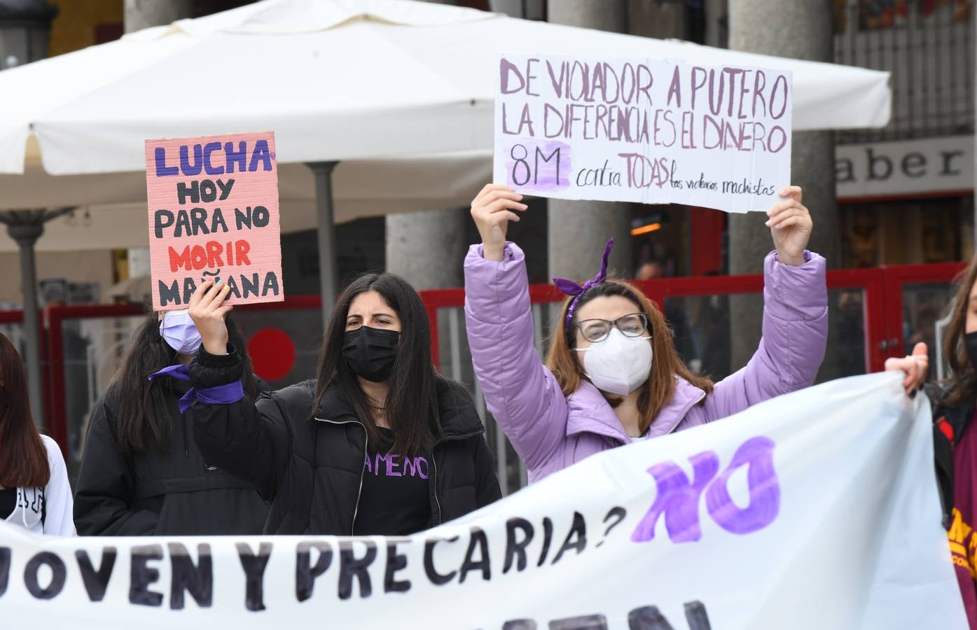 Fotos: Celebración del Día Internacional de la Mujer en Valladolid