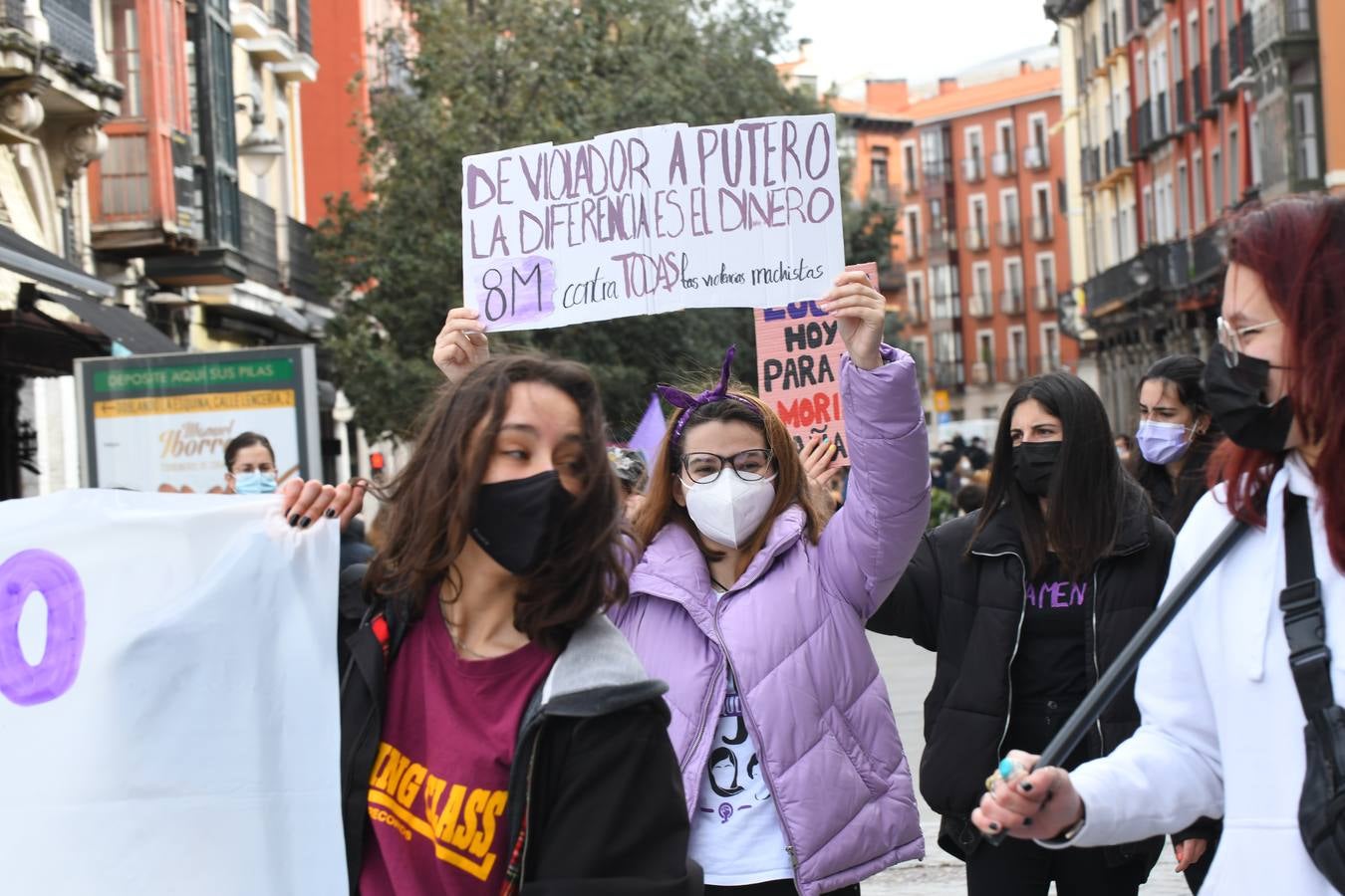 Fotos: Celebración del Día Internacional de la Mujer en Valladolid