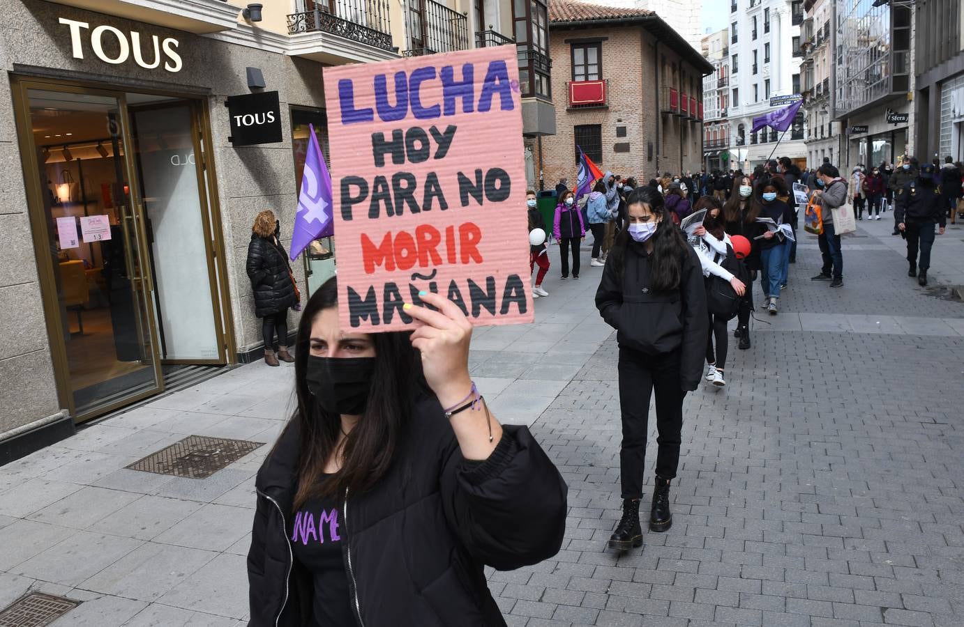 Fotos: Celebración del Día Internacional de la Mujer en Valladolid