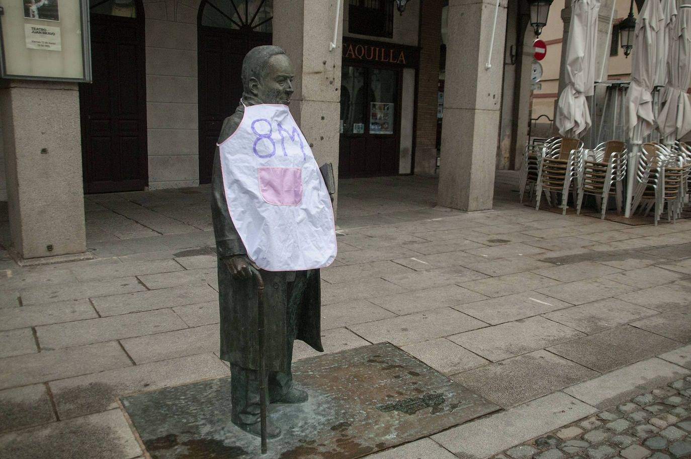 Diversas actividades durante la celebración del 8-M en Segovia. ANTONIO DE TORRE Y ÓSCAR COSTA