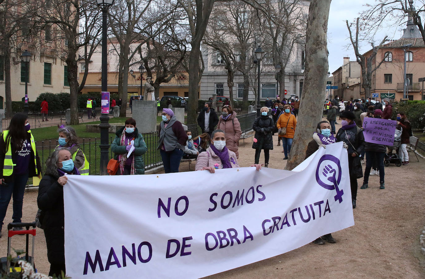 Manifestación del 8 de marzo en Segovia.