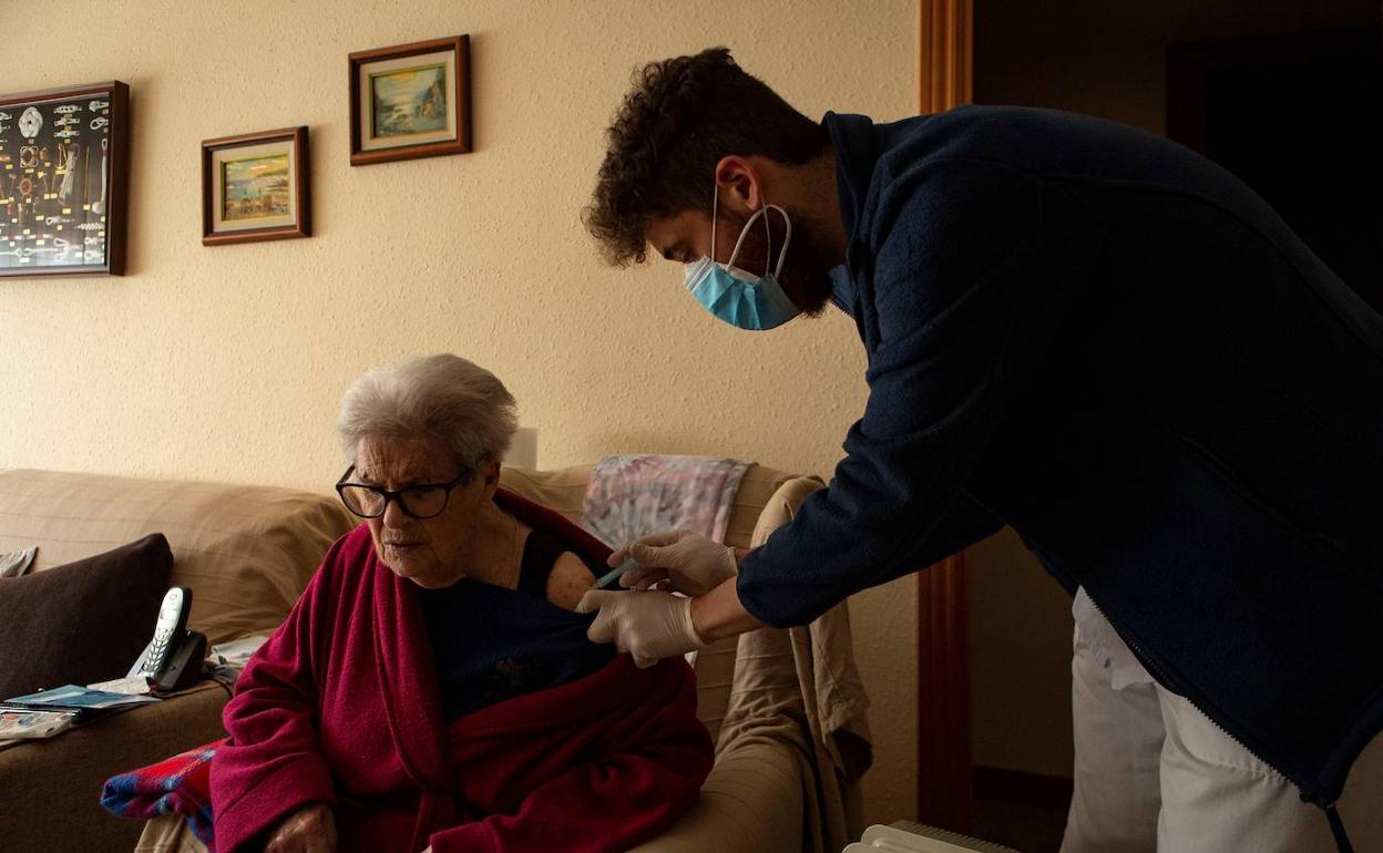 Vacunación a domicilio en Barcelona.