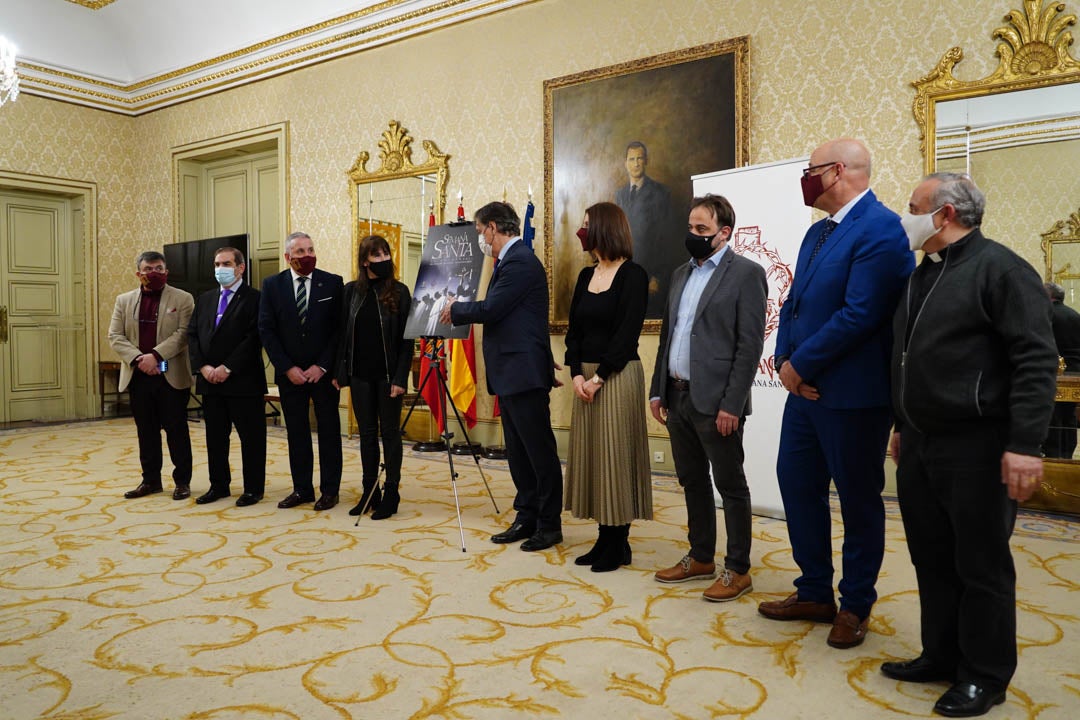 Acto de presentación del cartel anunciador de la Semana Santa de Salamanca