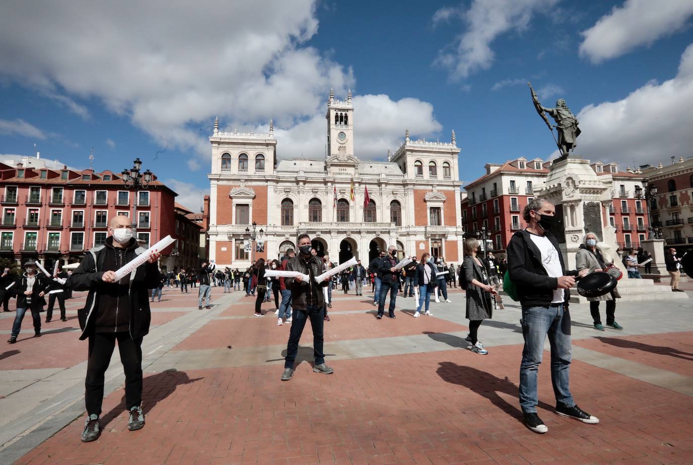 Fotos: El sector de la cultura de Castilla y León reivindica protocolos para retomar su actividad