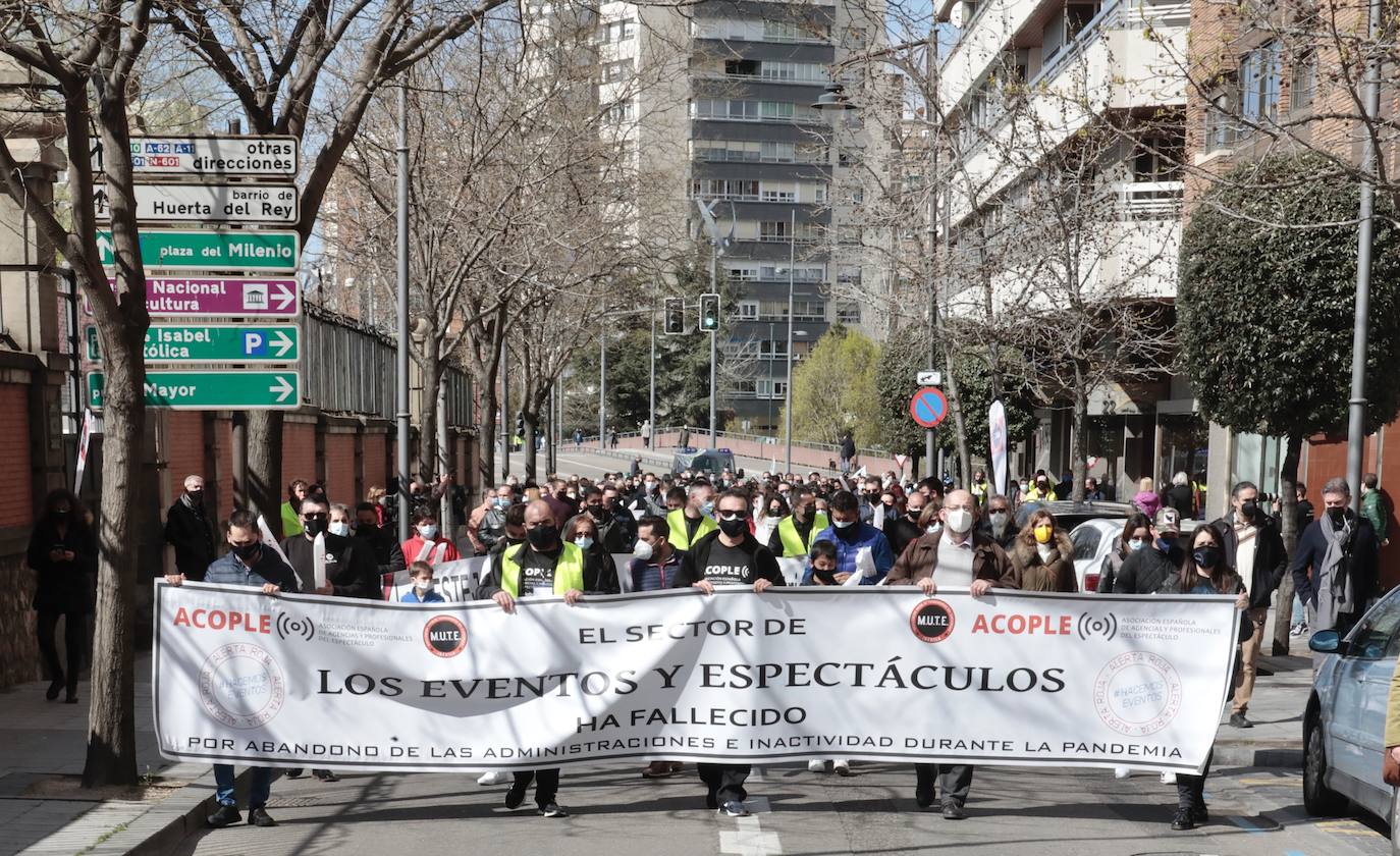 Fotos: El sector de la cultura de Castilla y León reivindica protocolos para retomar su actividad