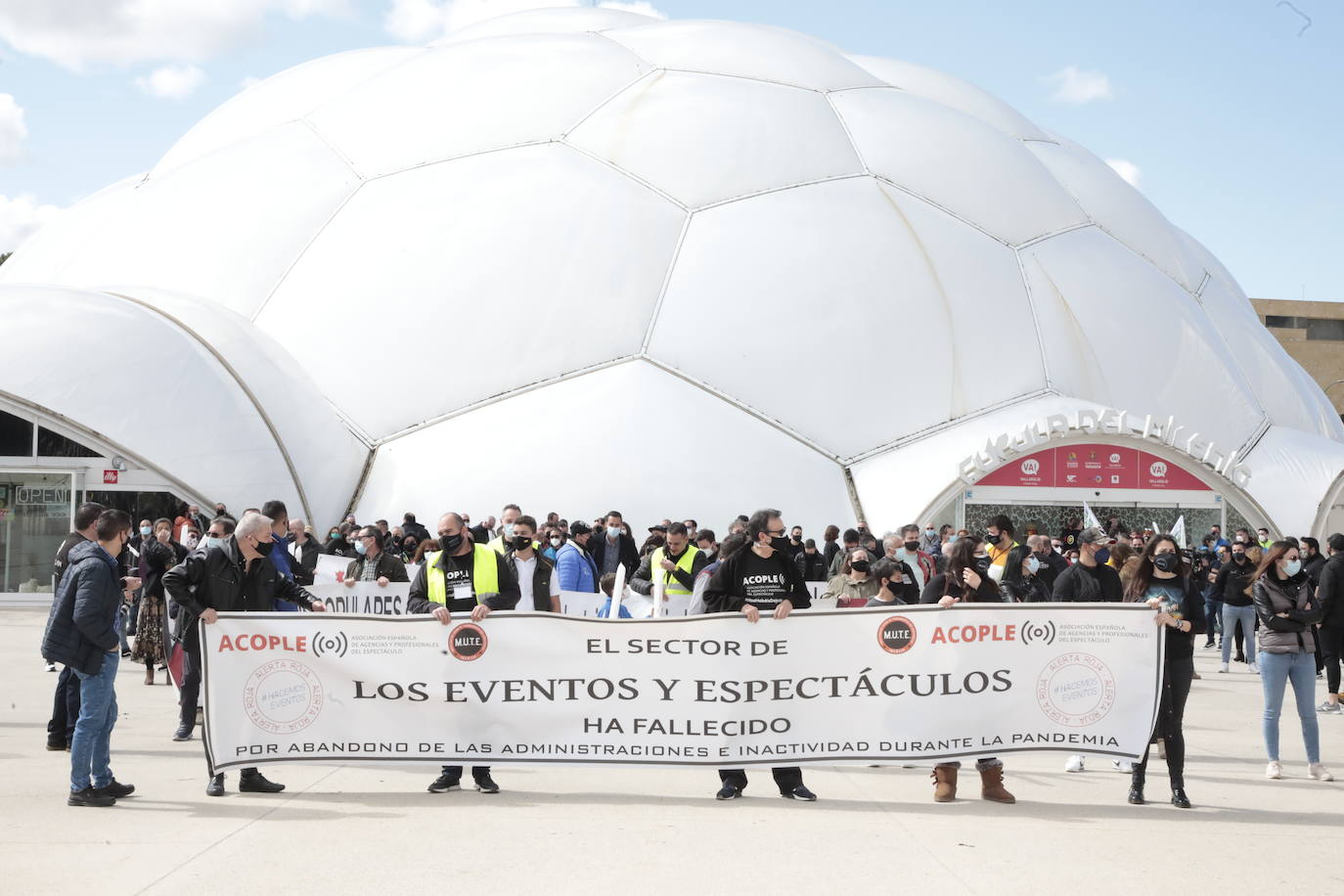 Fotos: El sector de la cultura de Castilla y León reivindica protocolos para retomar su actividad