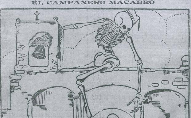 Viñeta aparecida en el periódico 'El Figaro' en septiembre de 1918.